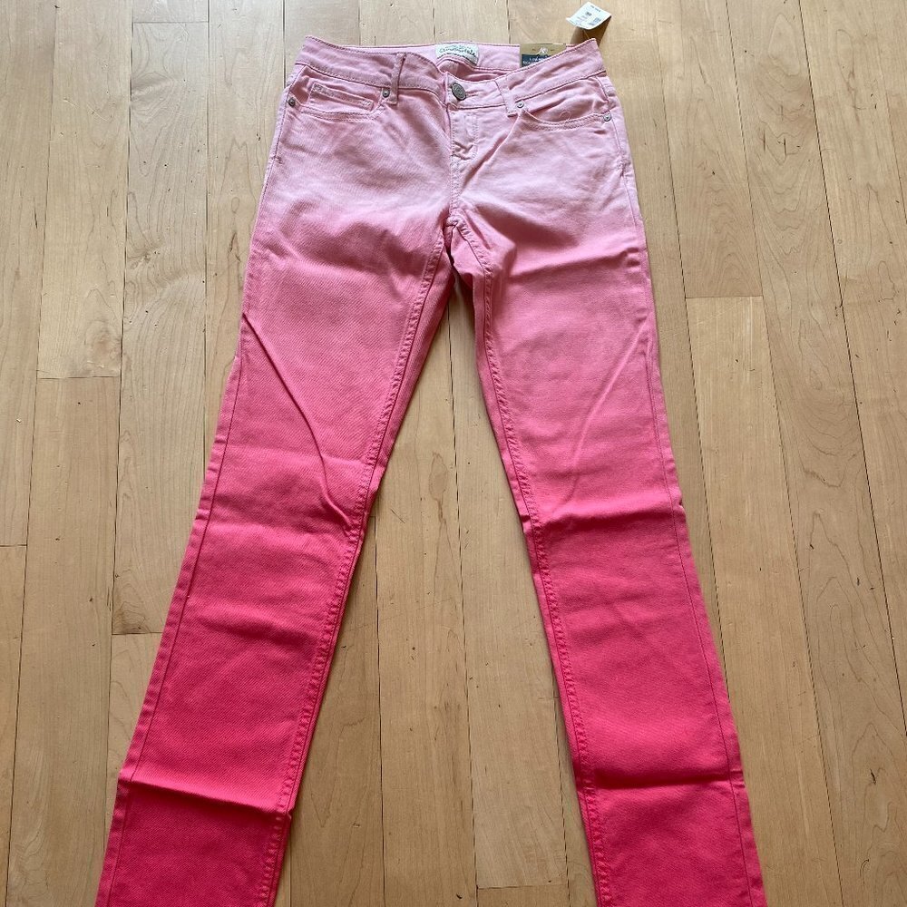 𝅺AEROPOSTALE Bnwt Pink Ombre "Bayla" Skinny Jeans